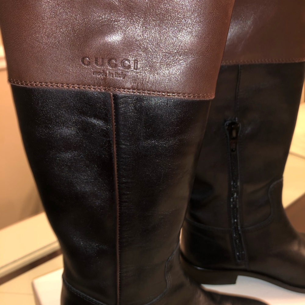 GIRLS GUCCI RIDER BOOTS🚫SOLD - Picture 2 of 5